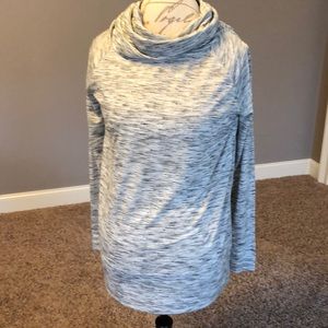 🌨🌨 Loft Grey Heathered Cowl Neck Sweater 🌨🌨